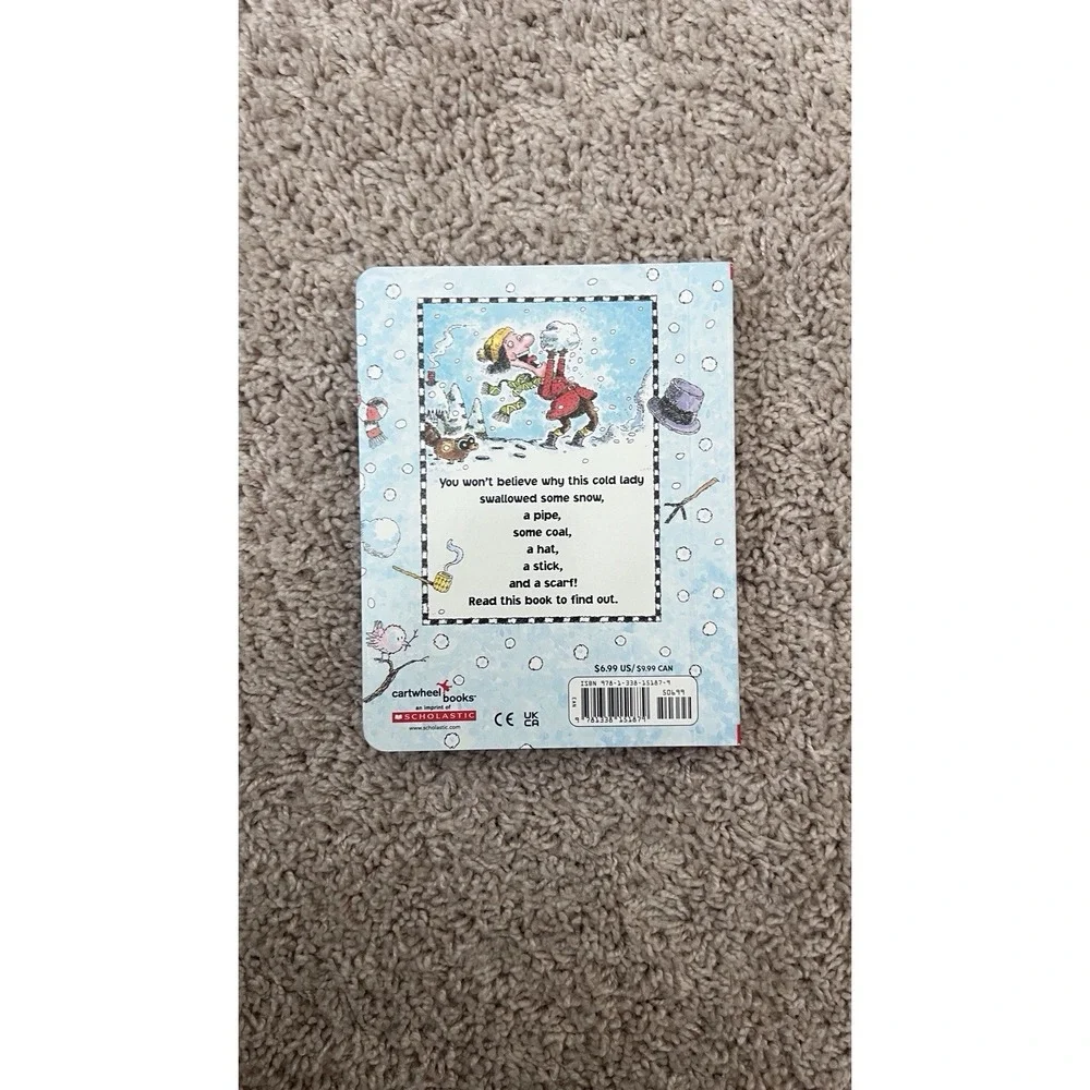 There Was a Cold Lady Who Swallowed Some Snow! Lucille Colandro 2017 Board Books